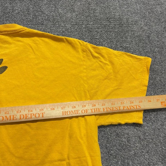 Vintage Yellow Champion Bellarmine Lions Preparatory Short Sleeve Tee - Picture 8 of 10